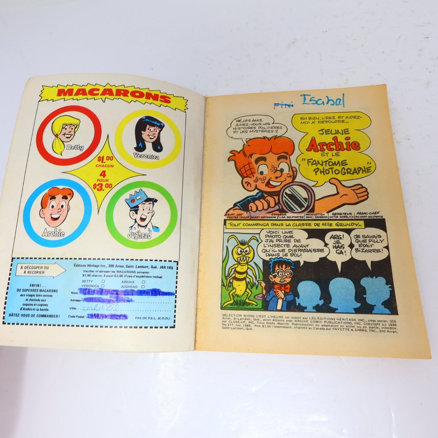 Archie & Jughead Lot 25 BDs Selection/Format Double/Rions C'est L'heure Français