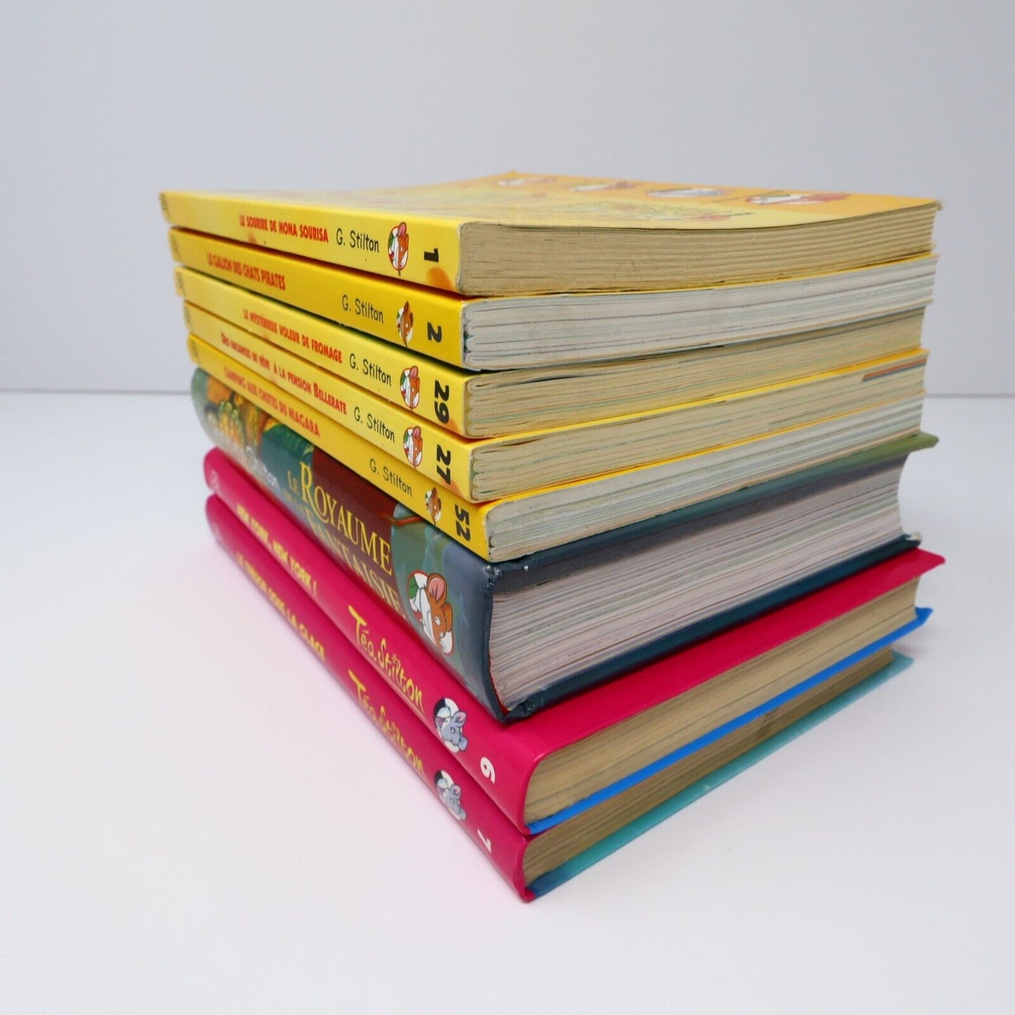 Lot 8 Livres Geronimo/Téa Stilton Stilton Jeunes Enfants Albin Michel Français