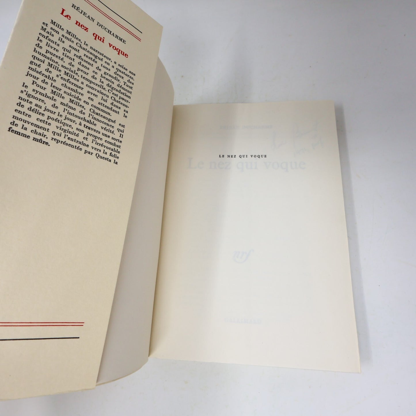 Réjean Ducharme Lot 5 Livres L'Hiver de Force/Dévadé/Nez qui Voque/Va Savoir PB