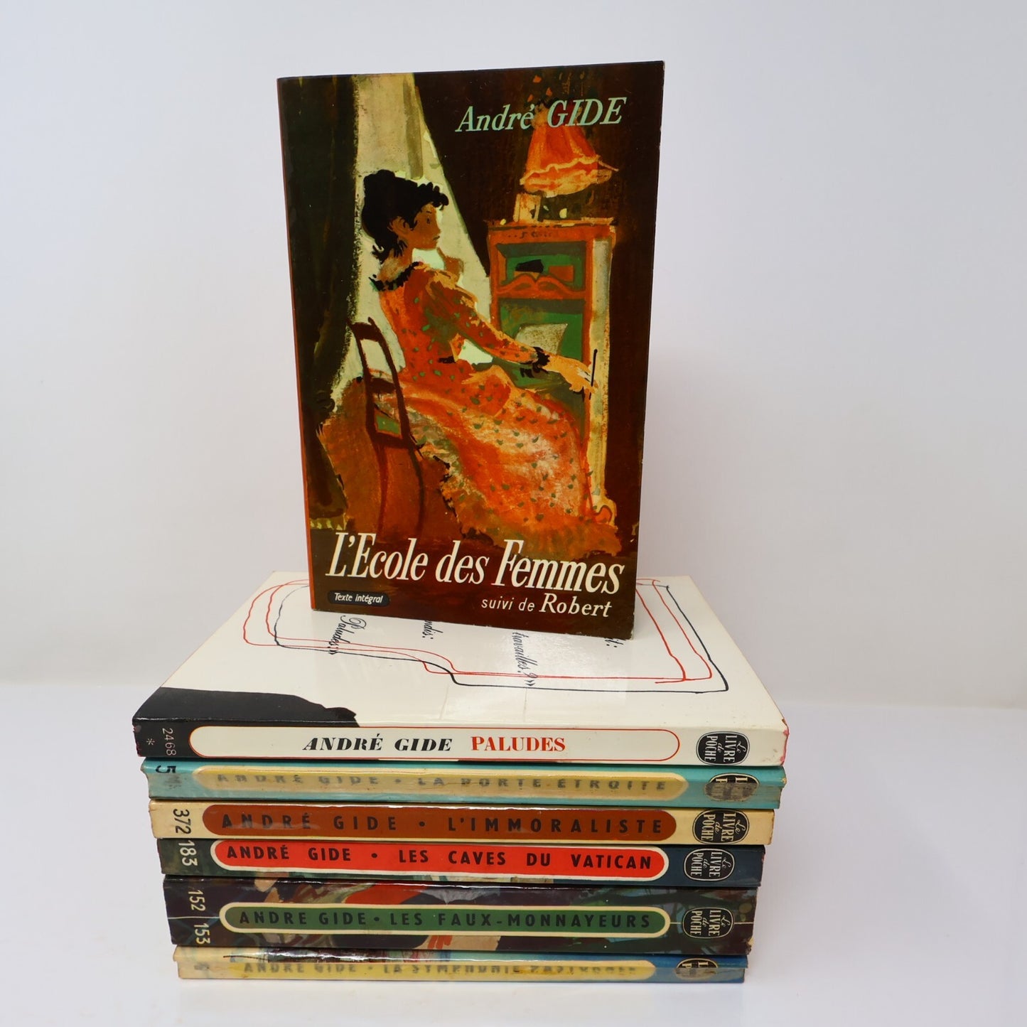 André Gide Lot 7 Livres Poche Paludes/Caves du Vatican/Symphonie Pastorale Roman