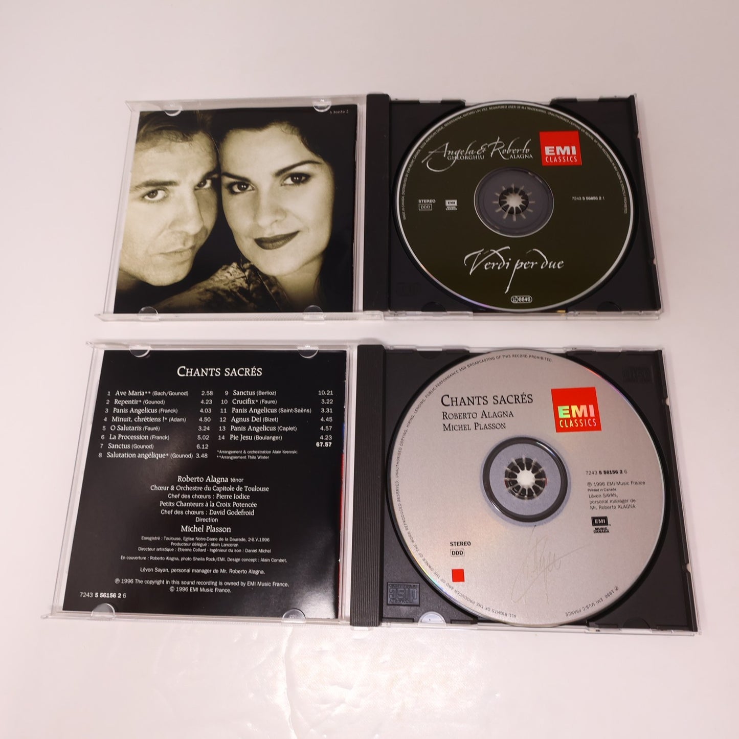 Roberto Alagna 6 CD Lot Serenades/Verdi Arias/Duets & Arias/Verdi Per Due
