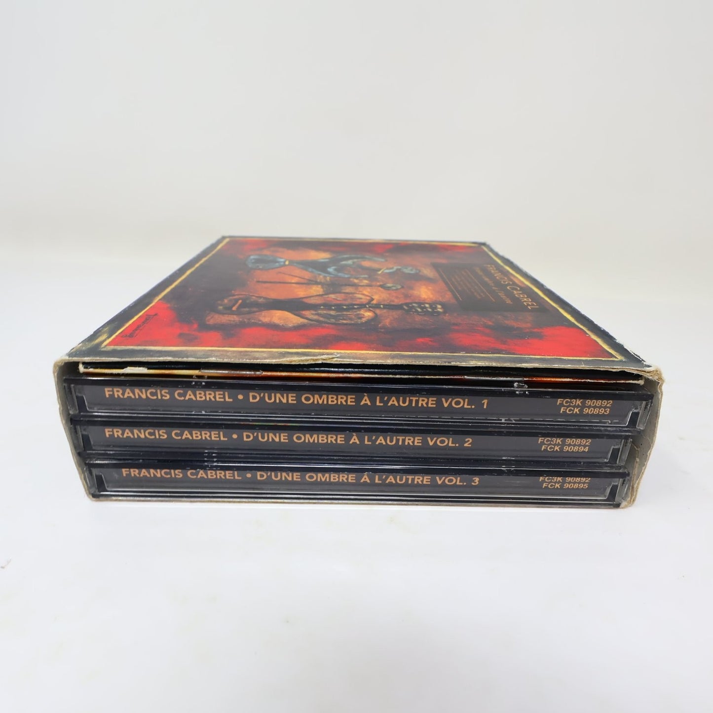Francis Cabrel Coffret 3 CD D'une Ombre à L'autre 1991 Sarbacane French Folk