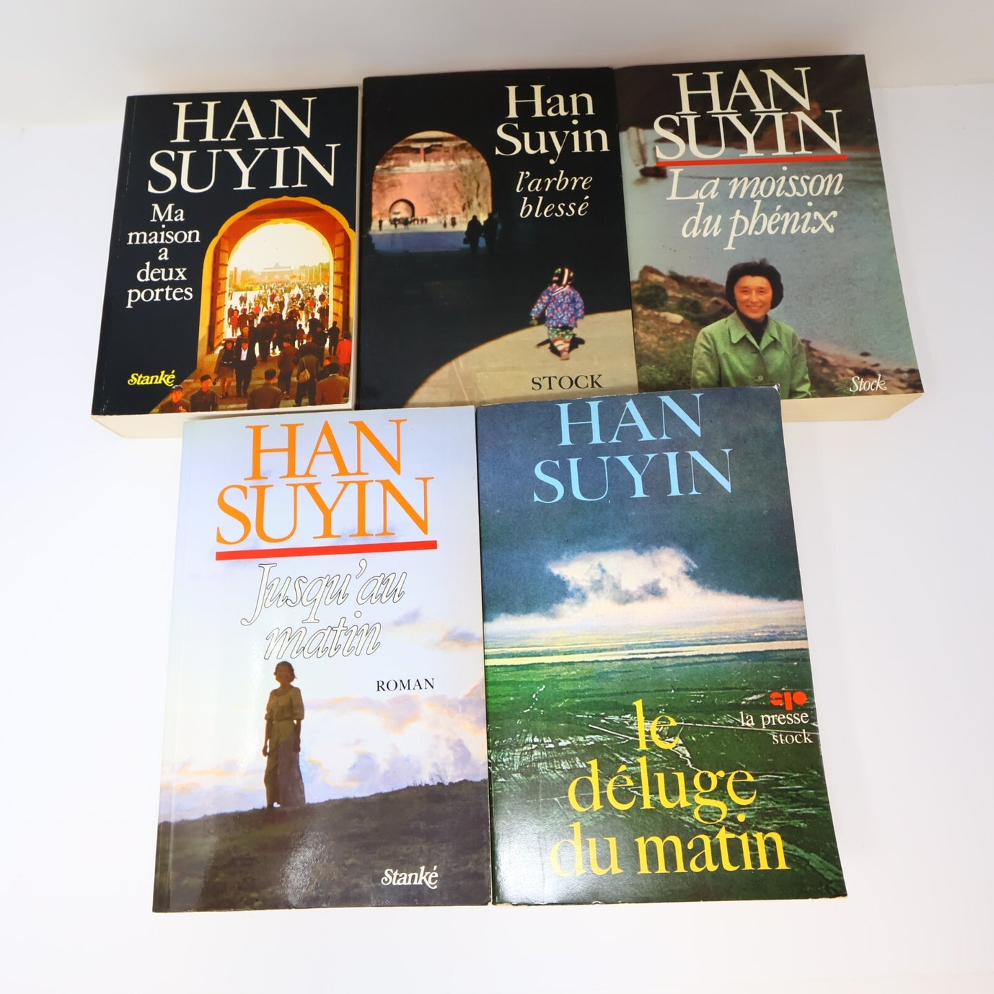 Han Suyin Lot 10 Livres Déluge du Matin/L'Arbre Blessé/Moisson du Phénix Romance