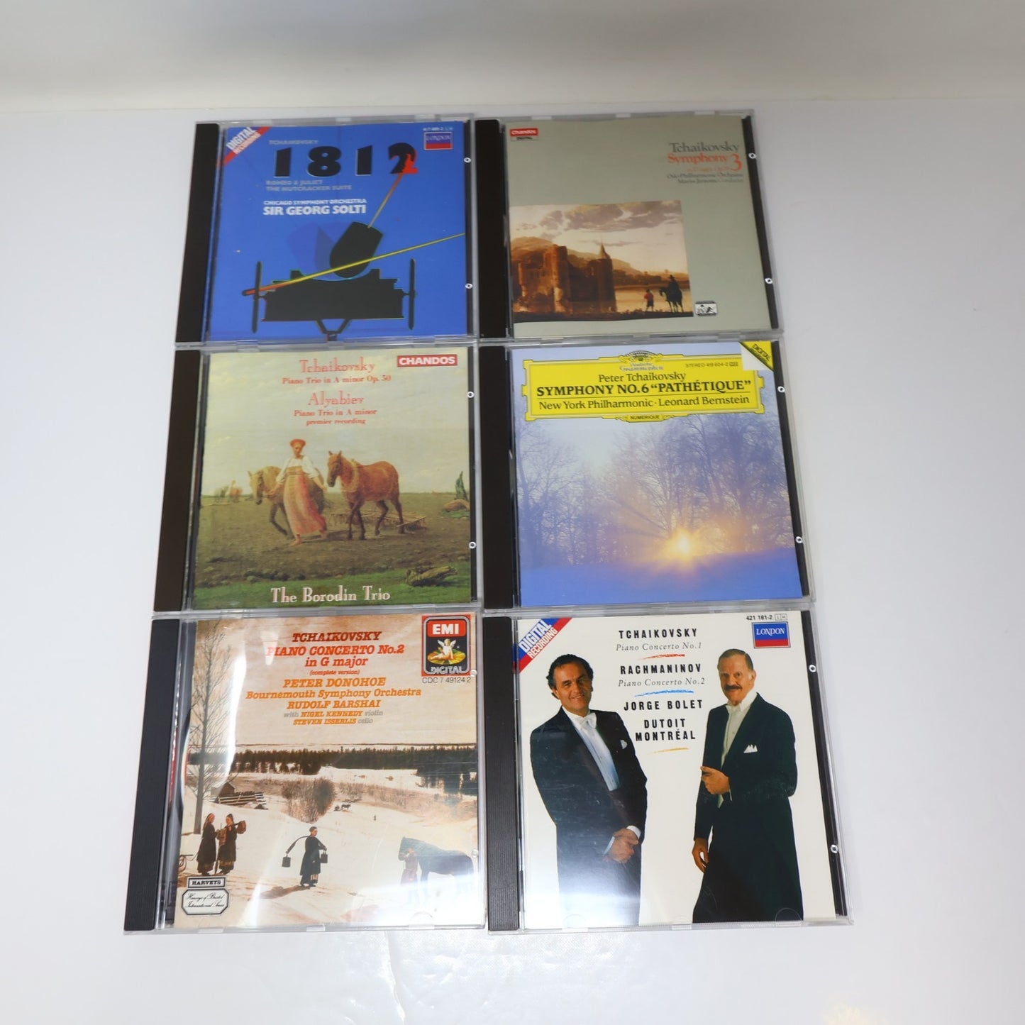 Tchaikovsky 13 CD Lot Sir Georg Solti/Charles Dutoit/Kyung Wha Chung/Jansons