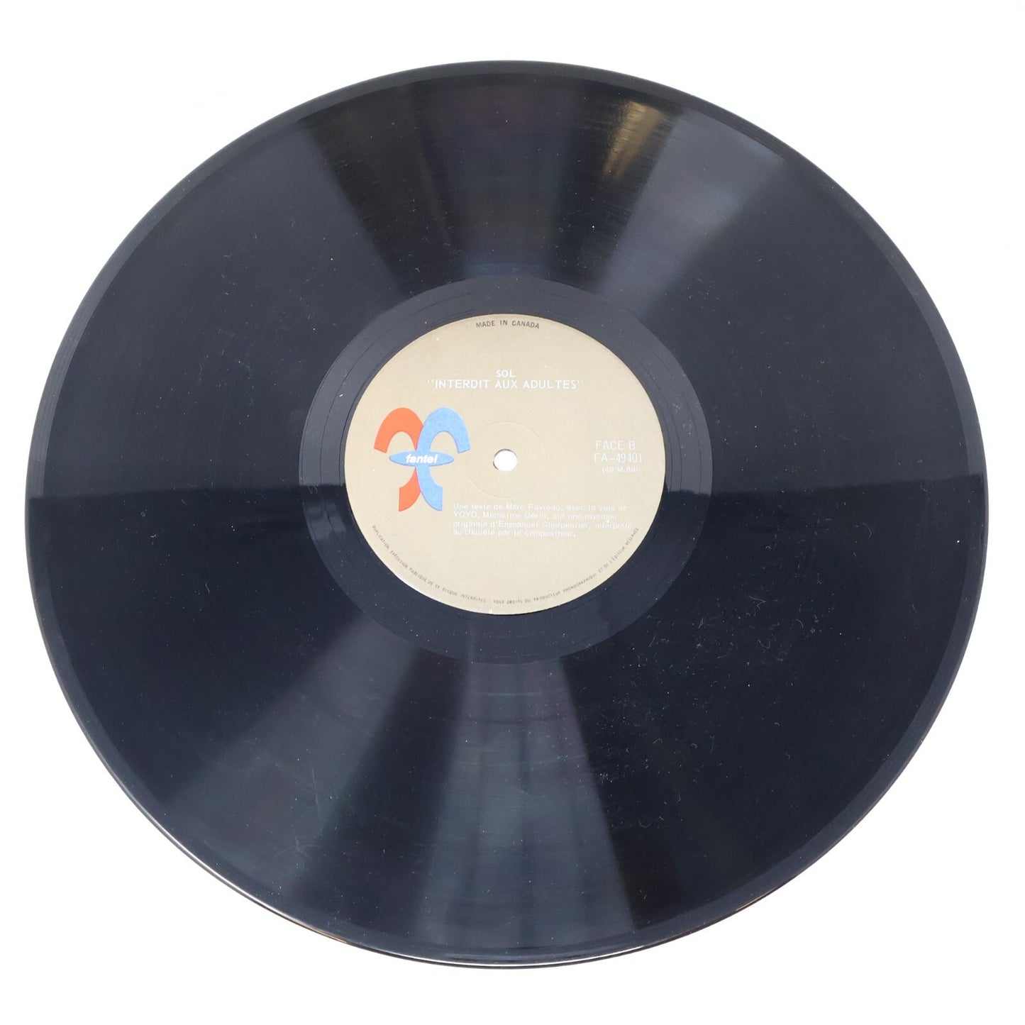 Sol/Marc Favreau Lot 5 Disques Enfin Sol/Rien Détonnant!/Interdit aux Adultes LP