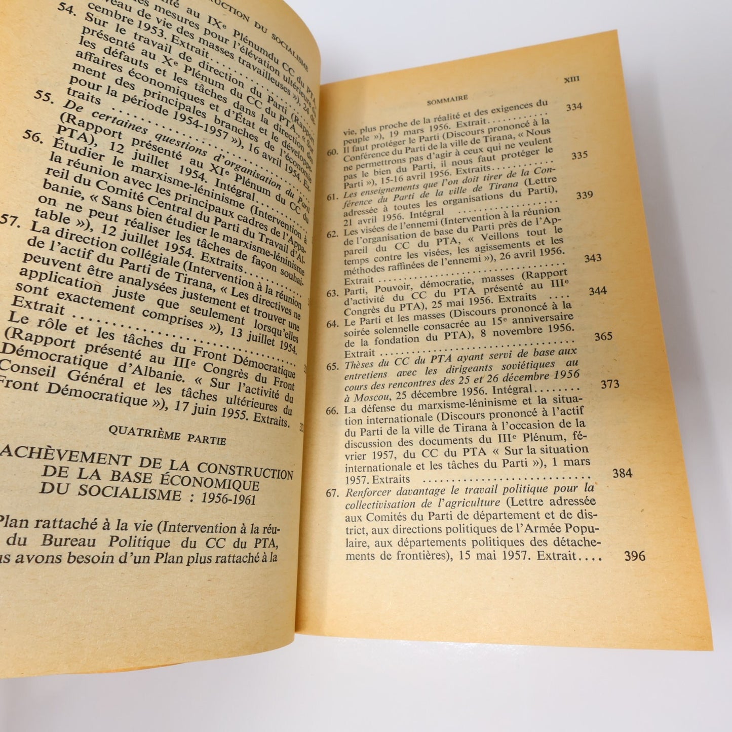 Le Socialisme en Albanie #1-2 Série Complète Lot 2 Livres Enver Hoxha 10/18 1974