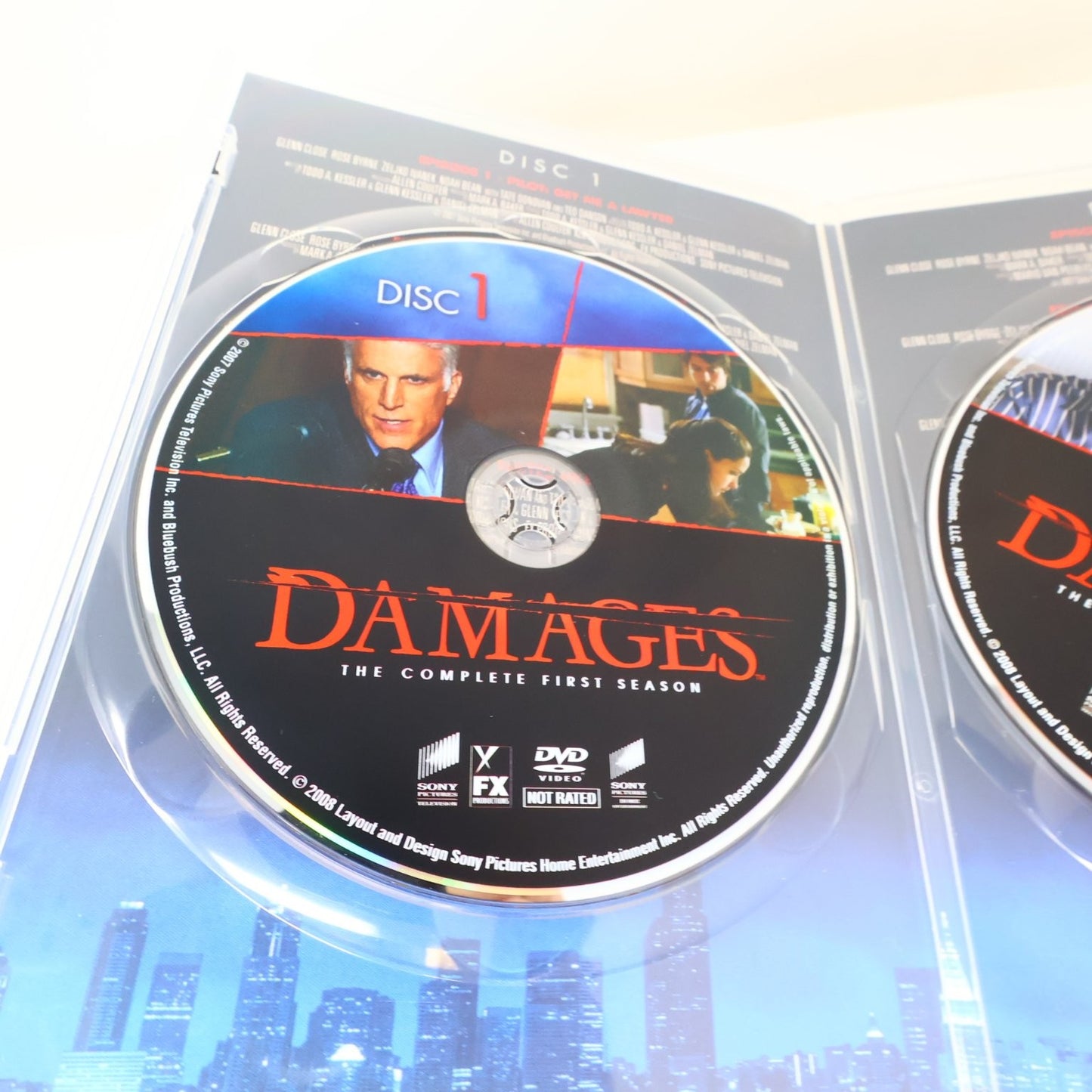 Damages DVD Complete Series Seasons 1-5 Glenn Close Rose Byrne 2007-2012 NTSC