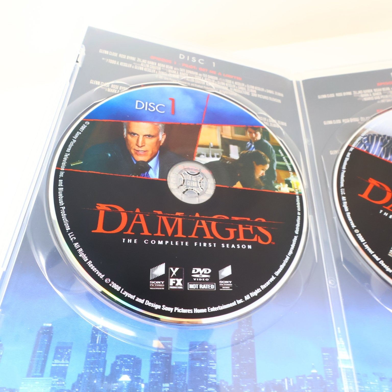 Damages DVD Complete Series Seasons 1-5 Glenn Close Rose Byrne 2007-2012 NTSC