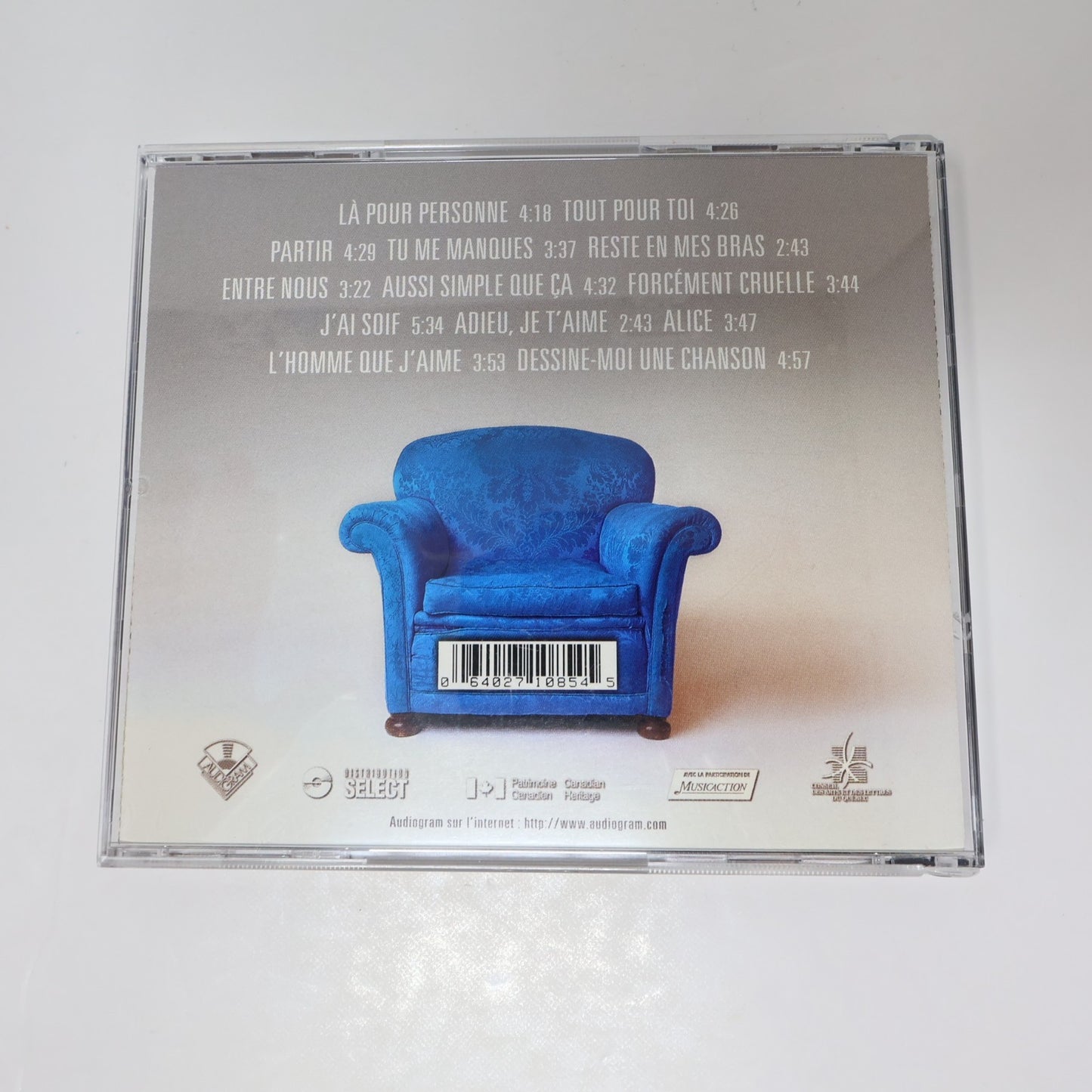 Sixième Sens Geneviève Paris CD Audiogram 1995 Français 1990S Music Chanson