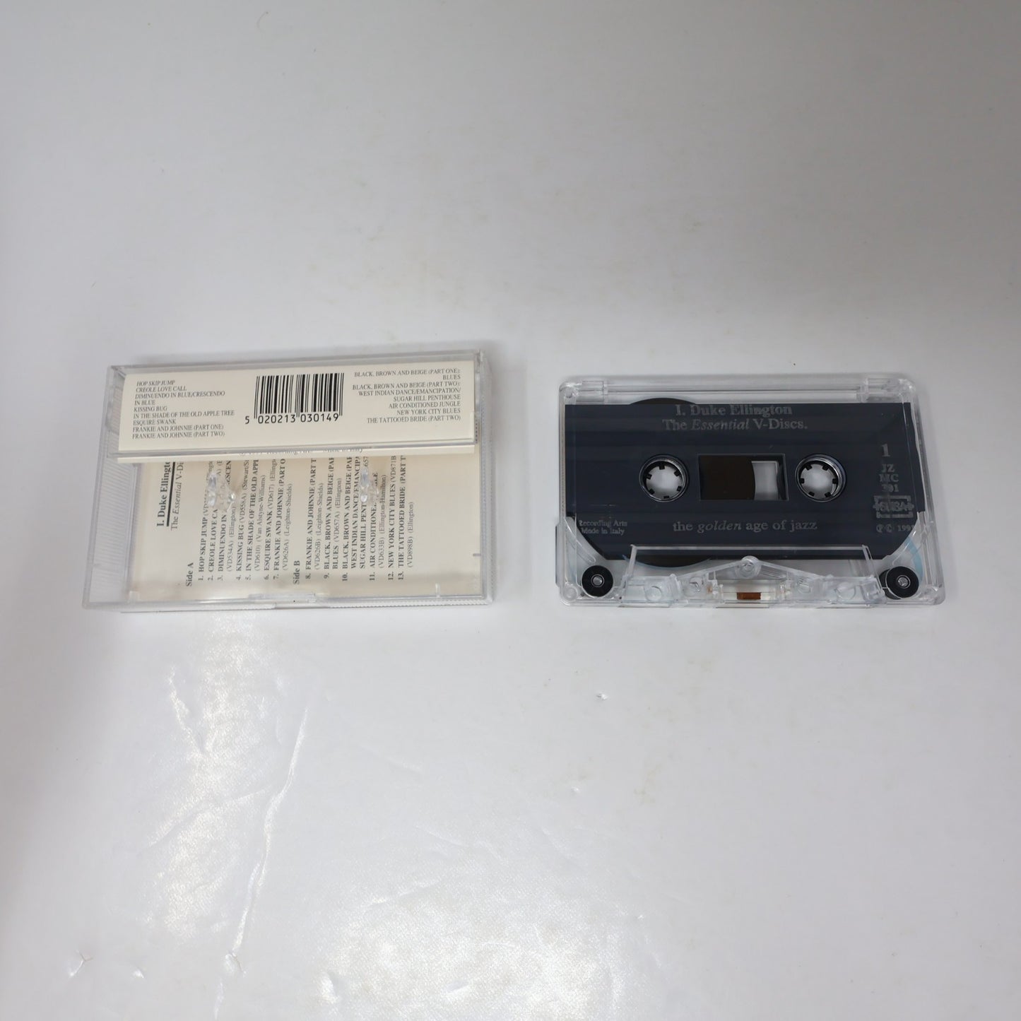 Duke Ellington 2 Cassettes Lot The Ellington Suites/The Essential V-Discs Jazz