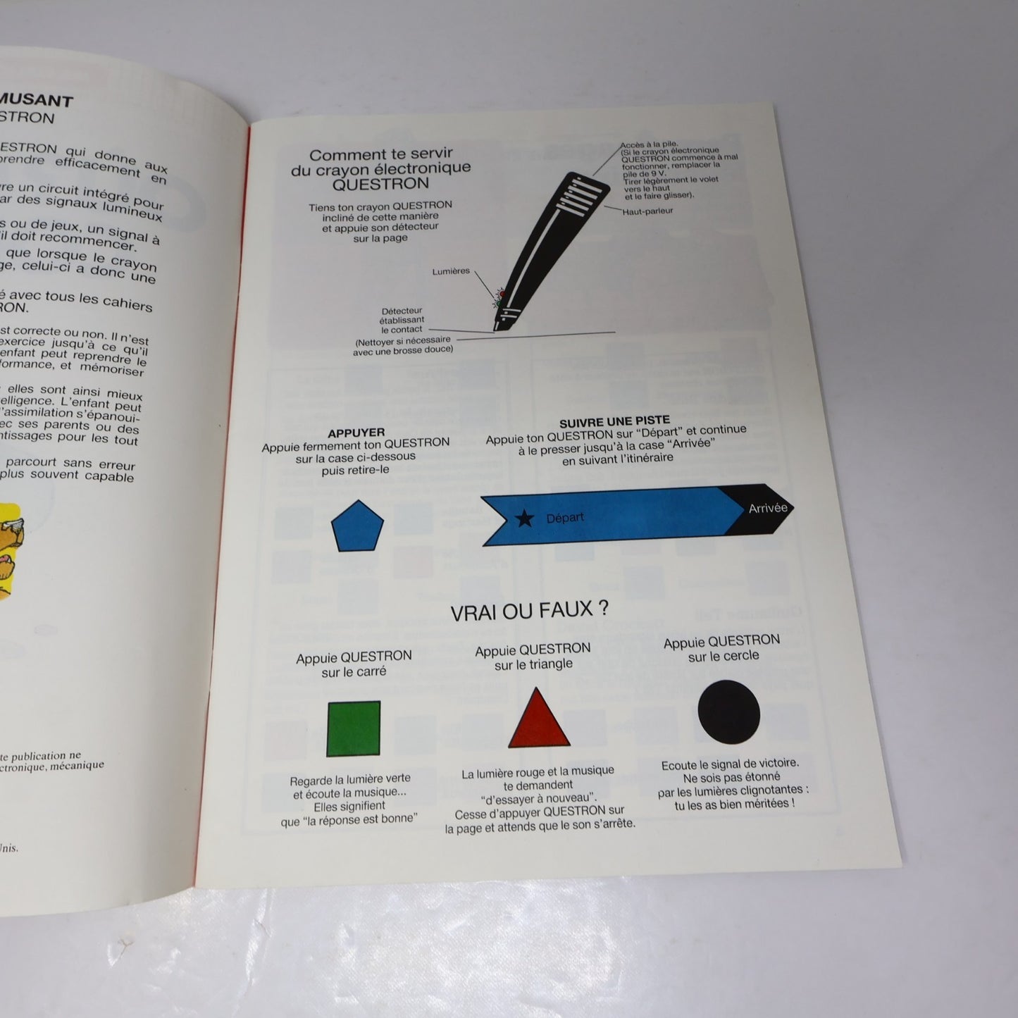 Encyclopédie Électronique Questron Hachette 6-9 ans 1986 Français/French Testé