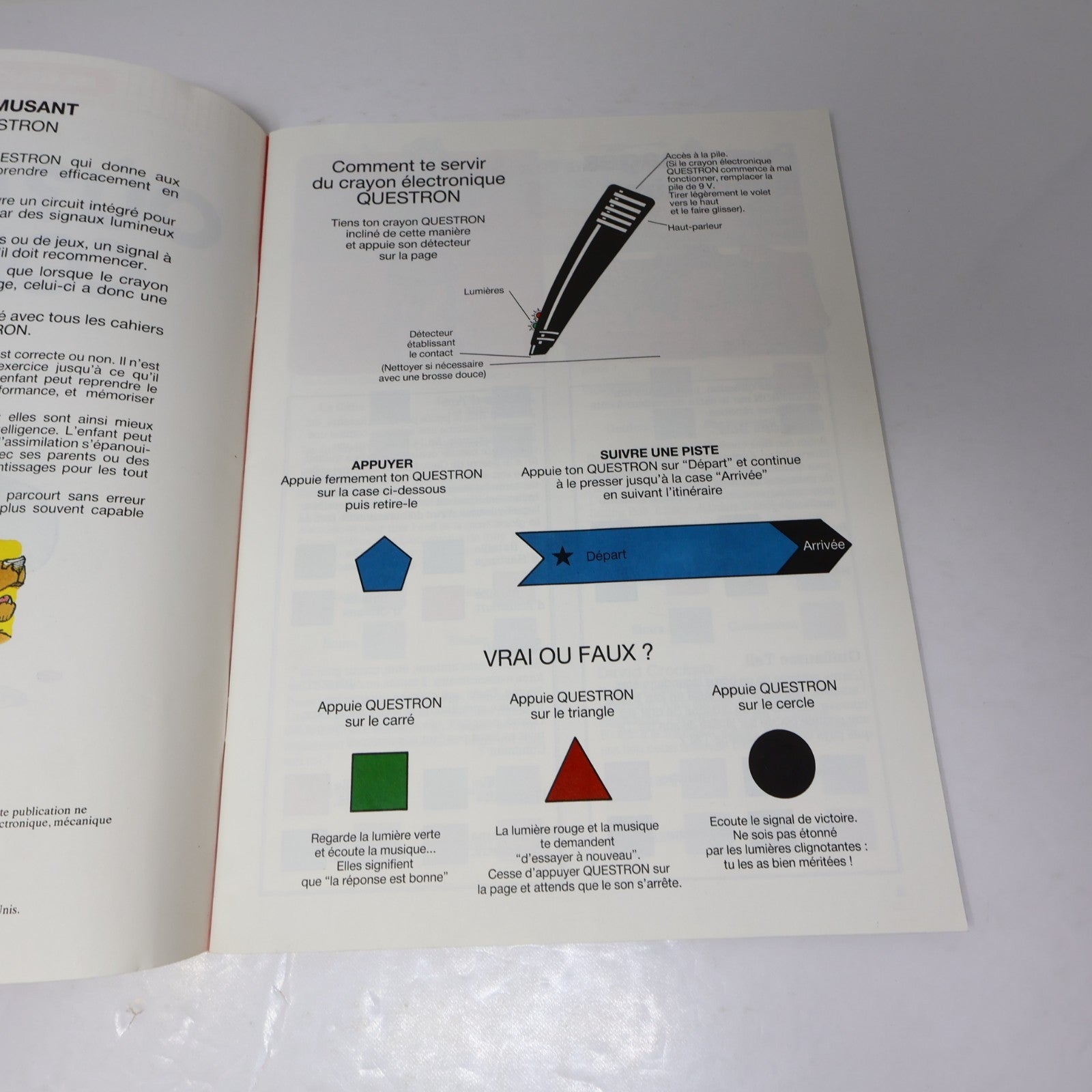 Encyclopédie Électronique Questron Hachette 6-9 ans 1986 Français/French Testé