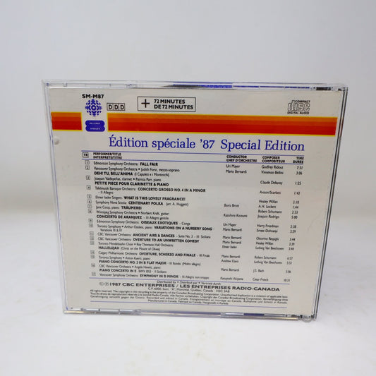 Édition spéciale '87 Special Edition CBC CD 1987 Classical SM-M87 Mayer/Brott