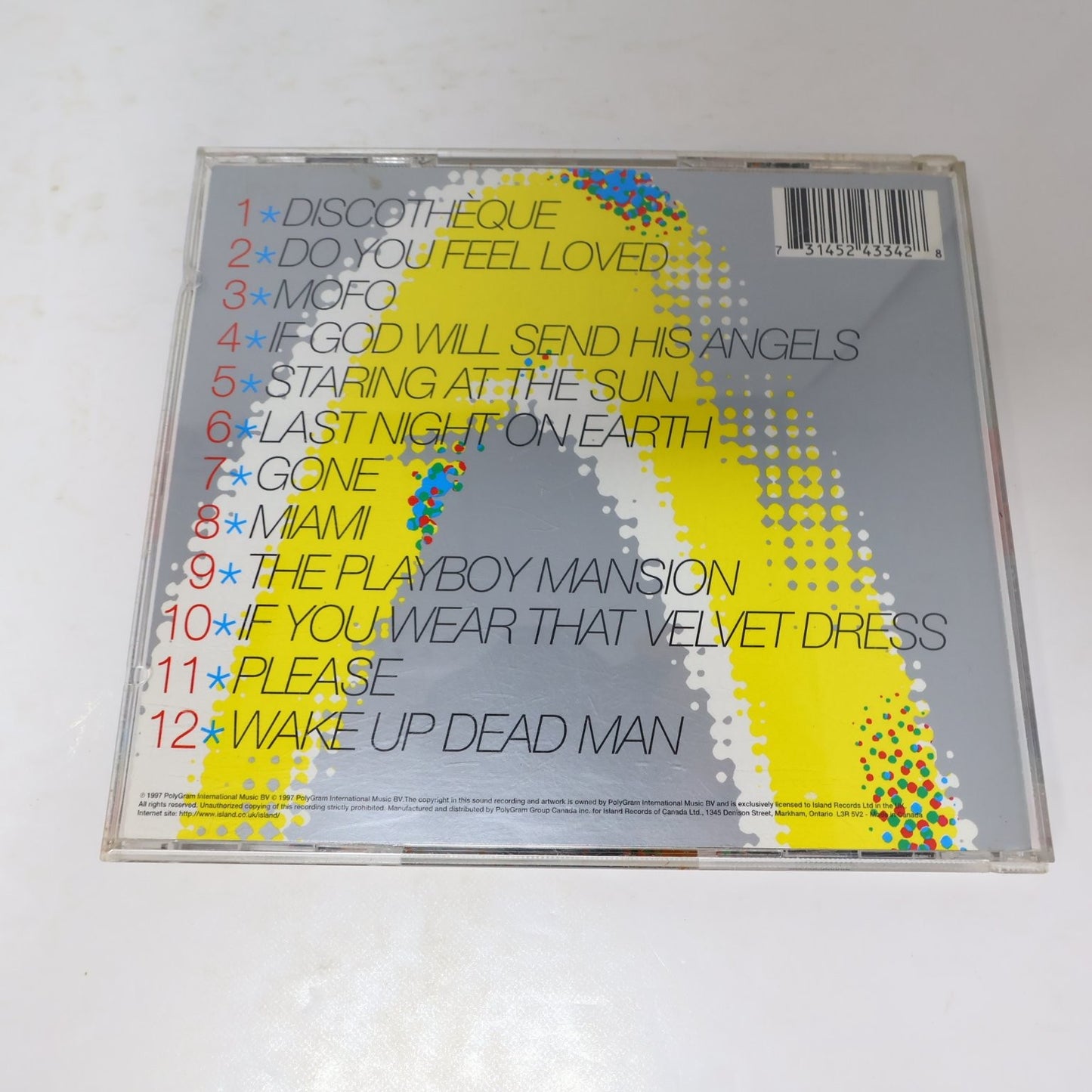 U2 Pop & The Unforgettable Fire 2 CD Lot 1984/1997 Albums Rock Island Pride