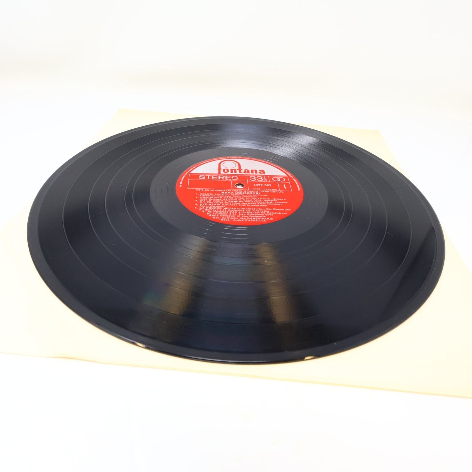 Nana Mouskouri Lot 6 Disques LP Record Une Voix Qui Vient Du Coeur/Tournesol
