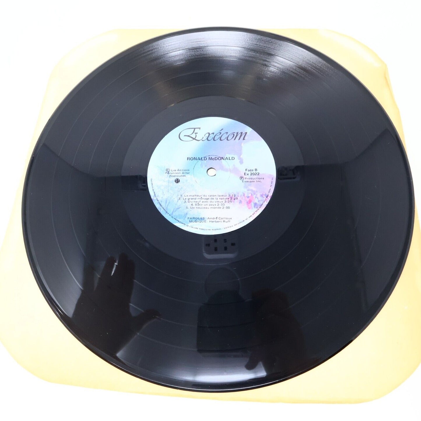 Ronald McDonald Ton Sourire et mon Sourire Disque LP 1981 Enfant Français French