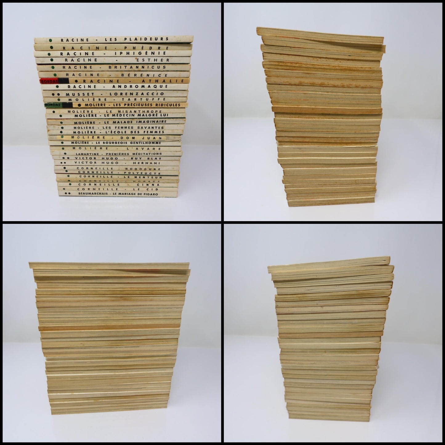 Les Petits Classiques Bordas Lot 29 Livres Littérature Théâtre Phèdre/Cid/Avare