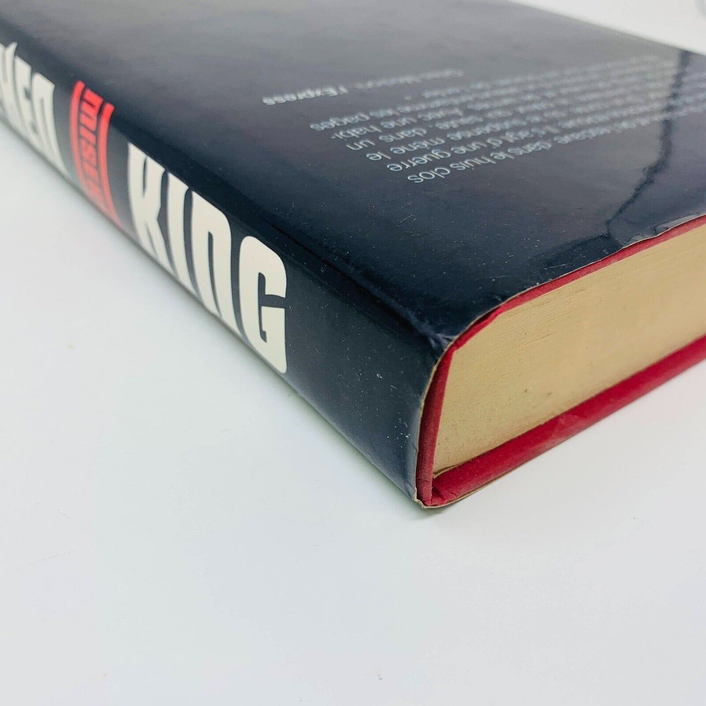 1990 Misery Stephen King Club France Loisirs Français/French Hardcover DJ BCE