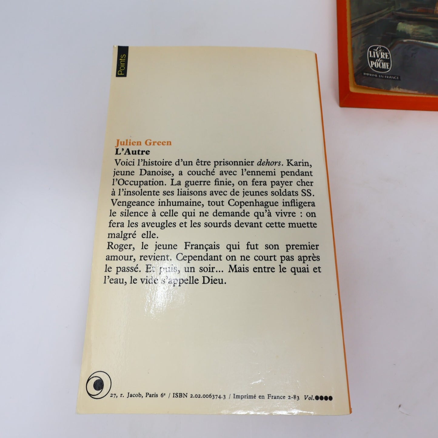 Julien Green Lot 5 Livres L'Autre/Moïra/Partir Avant le Jour Roman France French