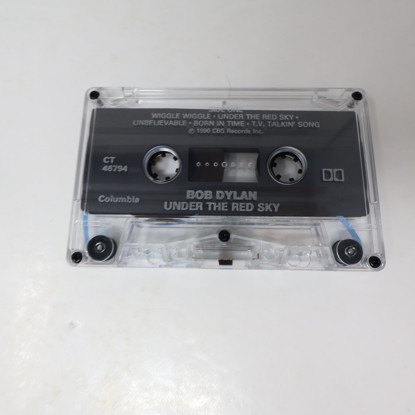 Bob Dylan 2 Cassettes Lot Under The Red Sky/Oh Mercy Columbia Born In Time/2 X 2