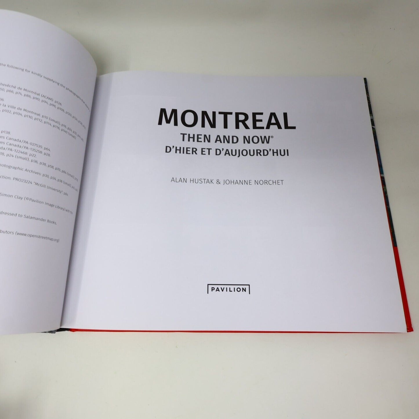 2017 Montréal Then and Now / d'Hier à Aujourd'Hui Alan Hustak Johanne Norchet HC
