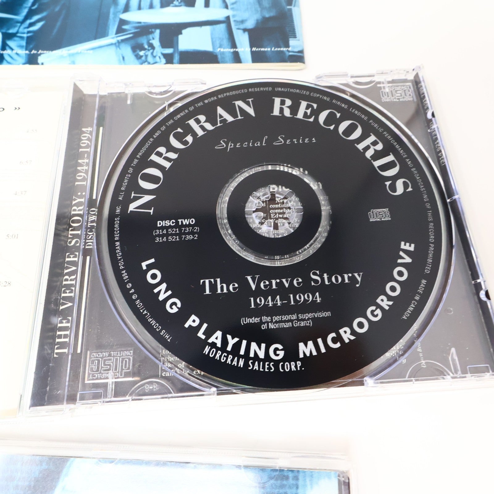 The Verve Story 1944-1994 CD Jazz Swing Bop Johnson/Cole/Holiday