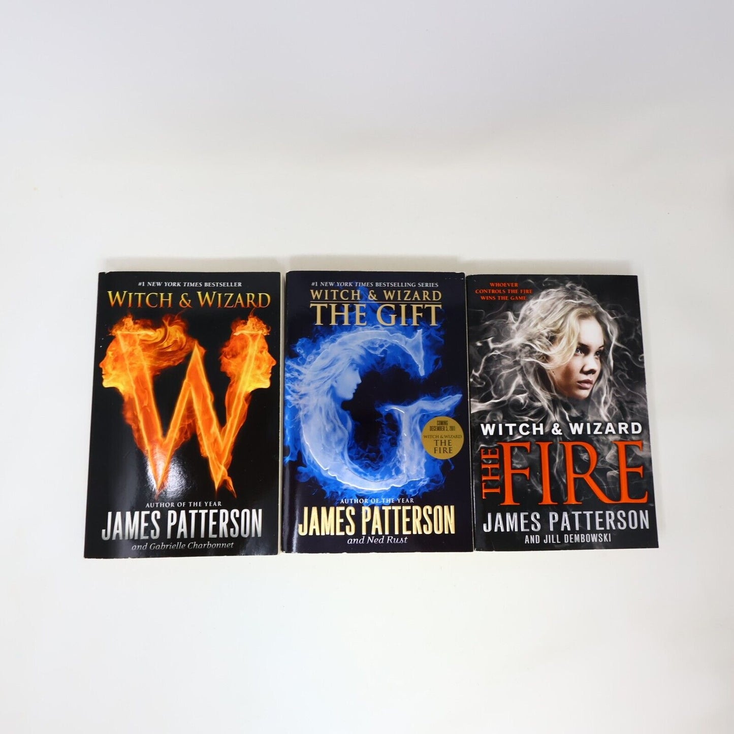 Lot 3 Books Witch & Wizard by James Patterson Little Brown and Company The Gift