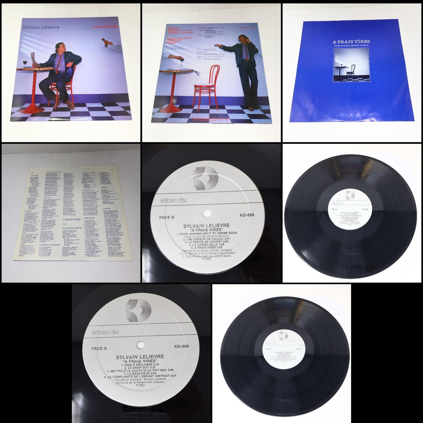 Sylvain Lelièvre Lot 6 Disques Petit Matin/Programme Double/Intersections Record