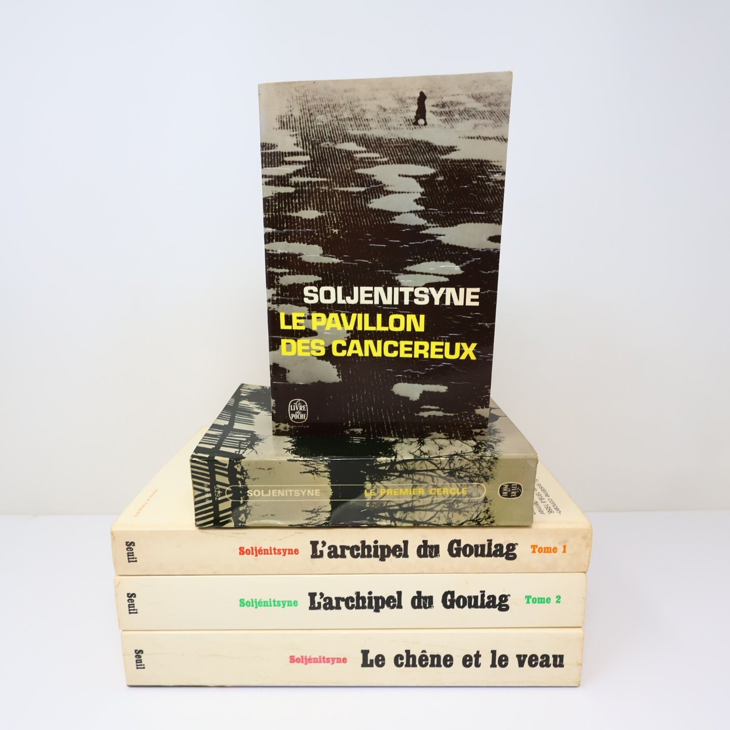 Alexandre Soljénitsyne Lot 5 Livres L'Archipel du Goulag #1-2/Chêne et le Veau