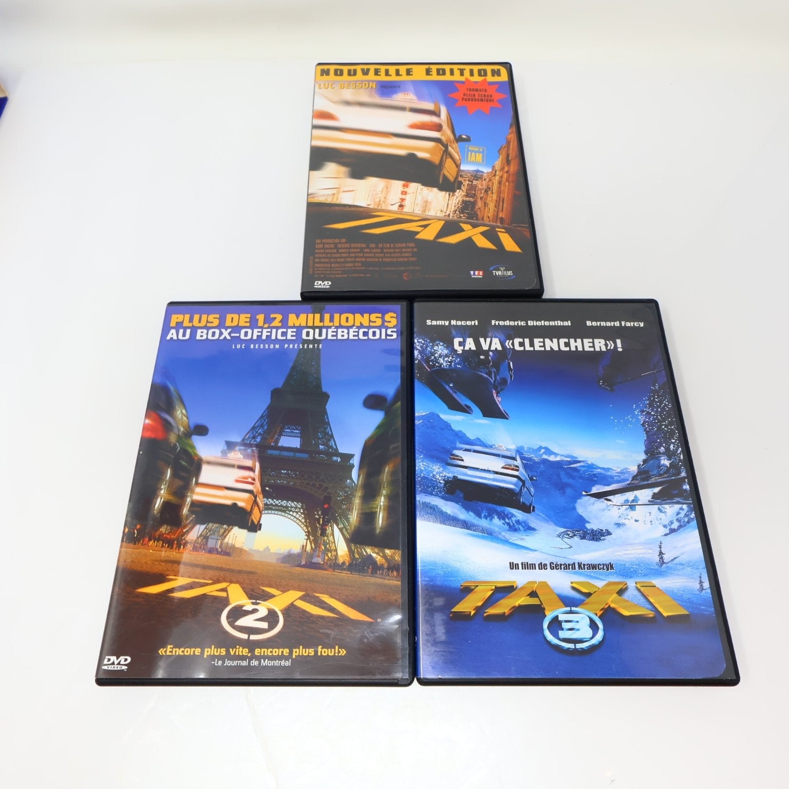 Coffret Taxi #1-2-3 Les Grands Classiques DVD Luc Besson Action NTSC Region 1