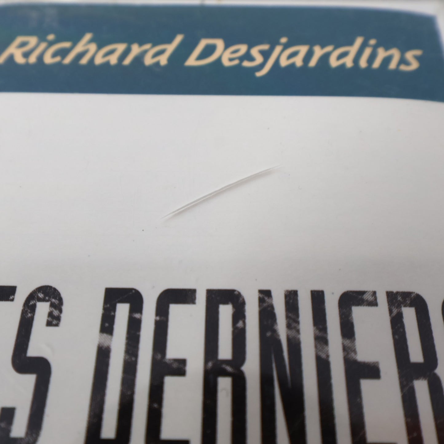 Richard Desjardins Lot 2 Cassettes Les Derniers Humains/Tu M'Aimes-Tu Québécois
