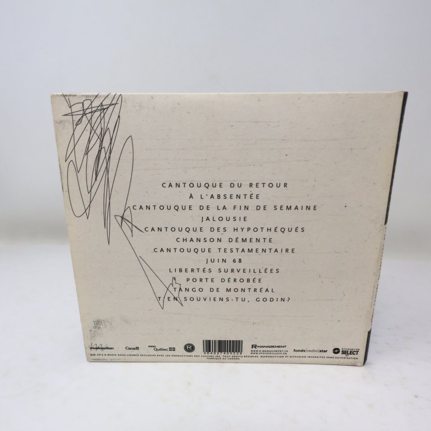 Steve Veilleux T'en Souviens-tu Encore, Godin? CD 2016 Francophone Folk