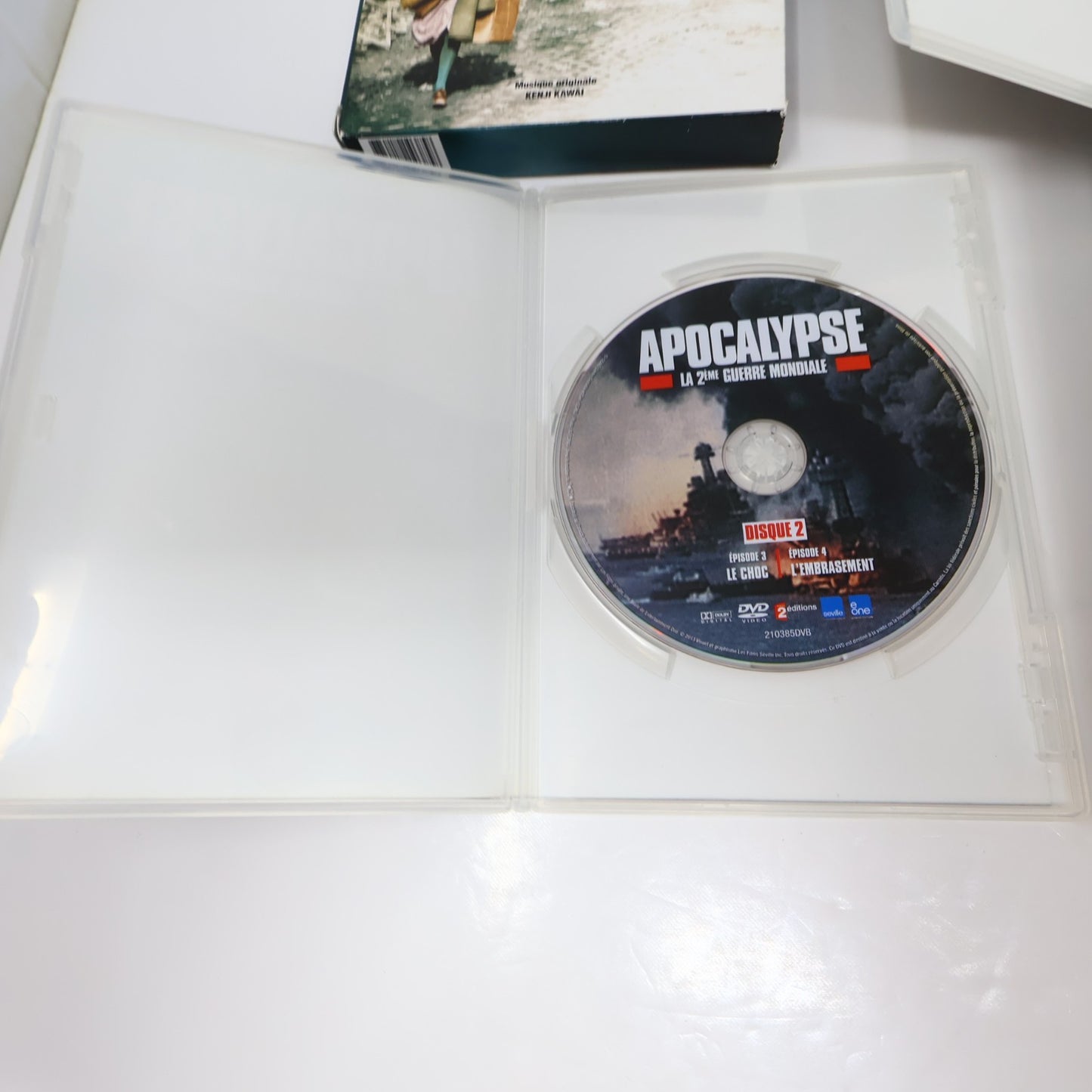 Apocalypse La 2ème Guerre Mondiale en Couleur WW2 DVD NTSC Clarke/Costelle Testé