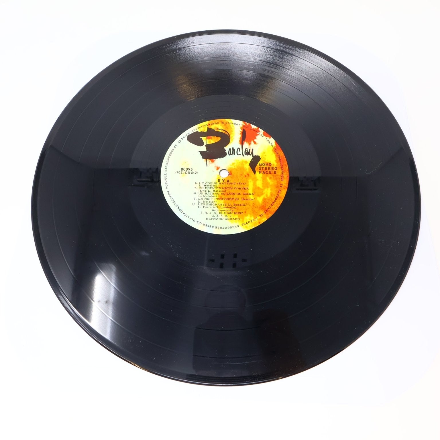 Eva Lot 3 Disques L'Orage/Éponyme LP Record Mercury/Barclay 33 RPM 1969-1972