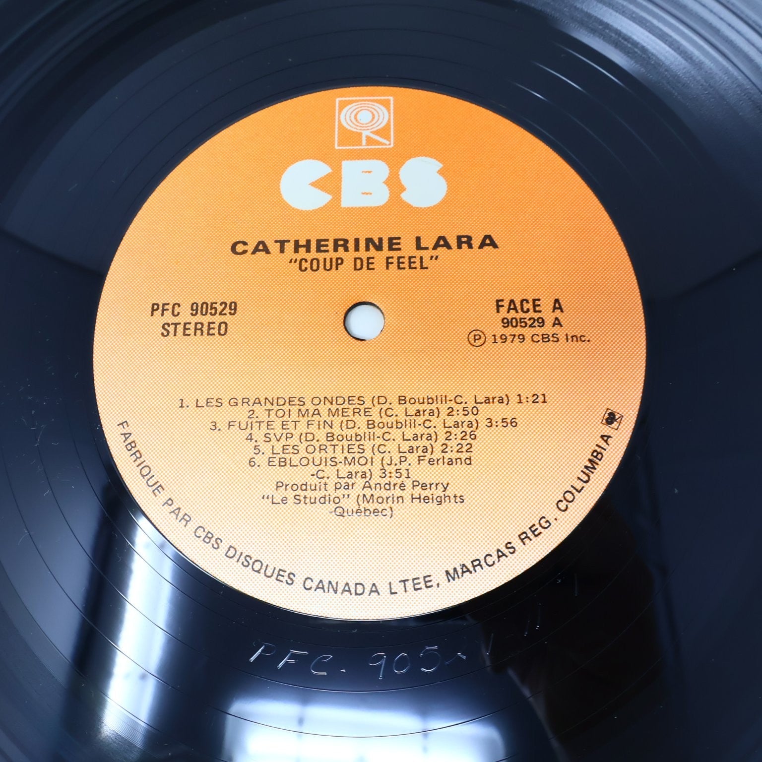 Catherine Lara Lot 3 Disques Nil/Coup D'feel/Éponyme LP 1972-1979 CBS 33RPM