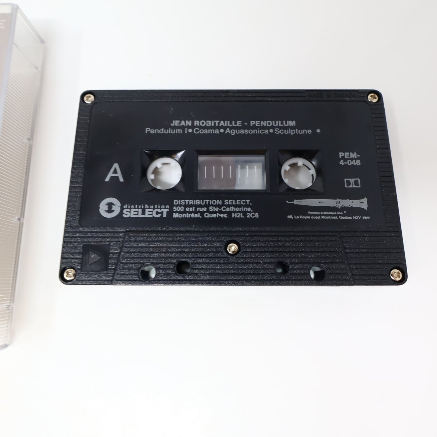 Jean Robitaille Lot 2 Cassettes Pendulum/Un Voyage en Couleur Electro/Jazz/Pop