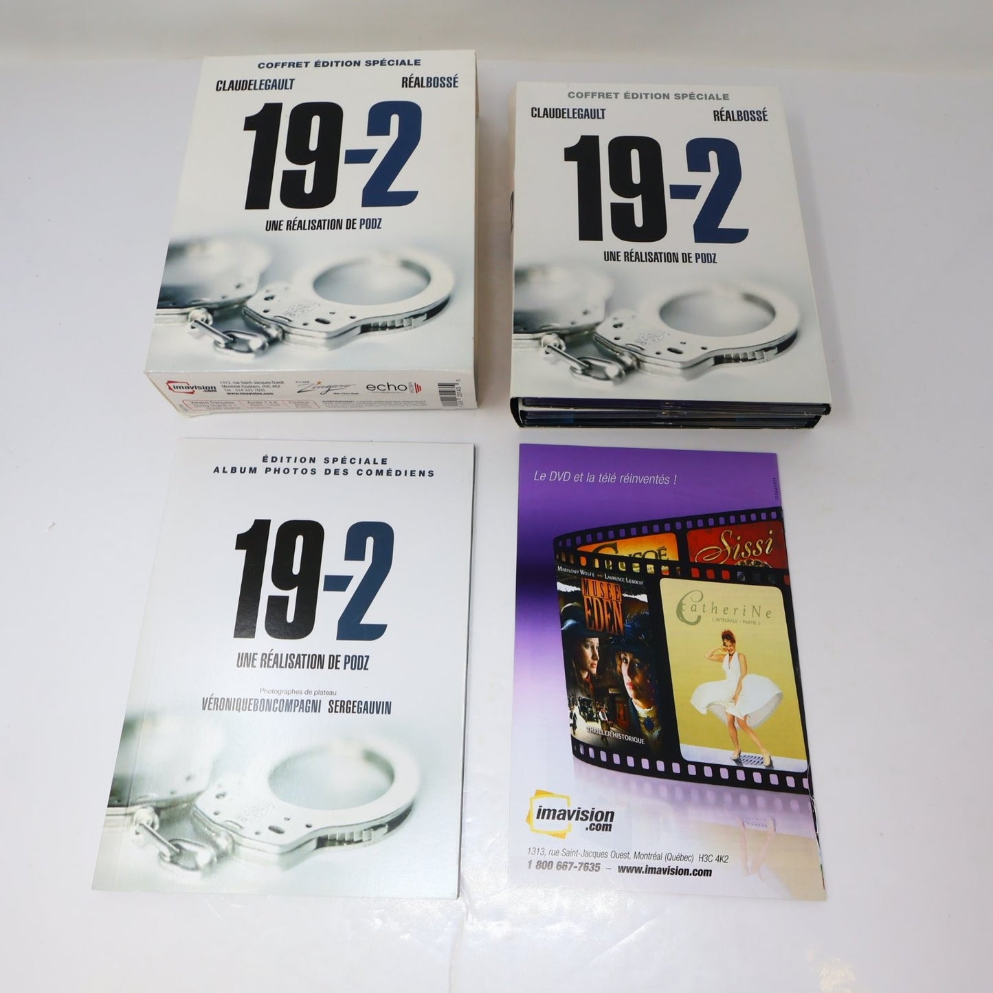 19-2 DVD Coffret Édition Spéciale Saison 1 Claude Legault/Réal Bossé/Podz NTSC