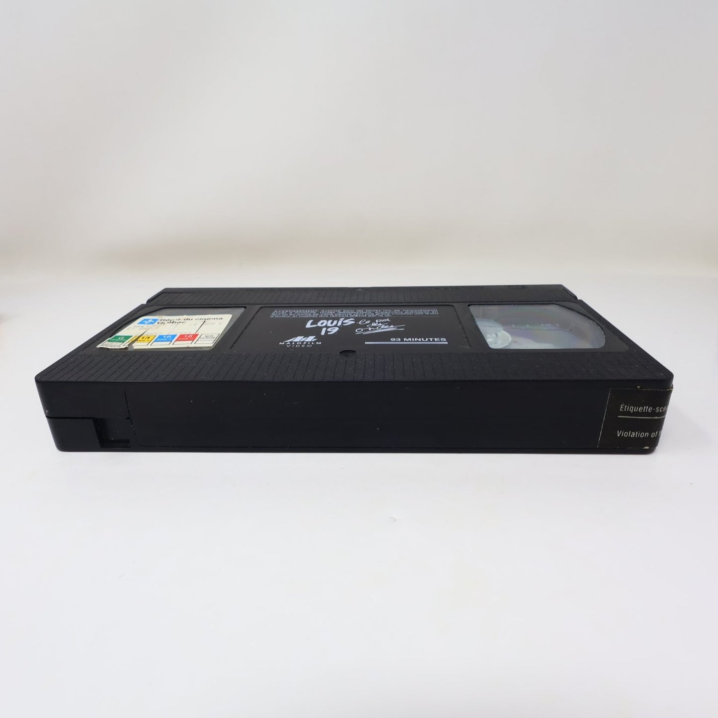 Louis 19 VHS 1994 Martin Drainville Comédie NTSC Testé Malofilm Dominique Michel