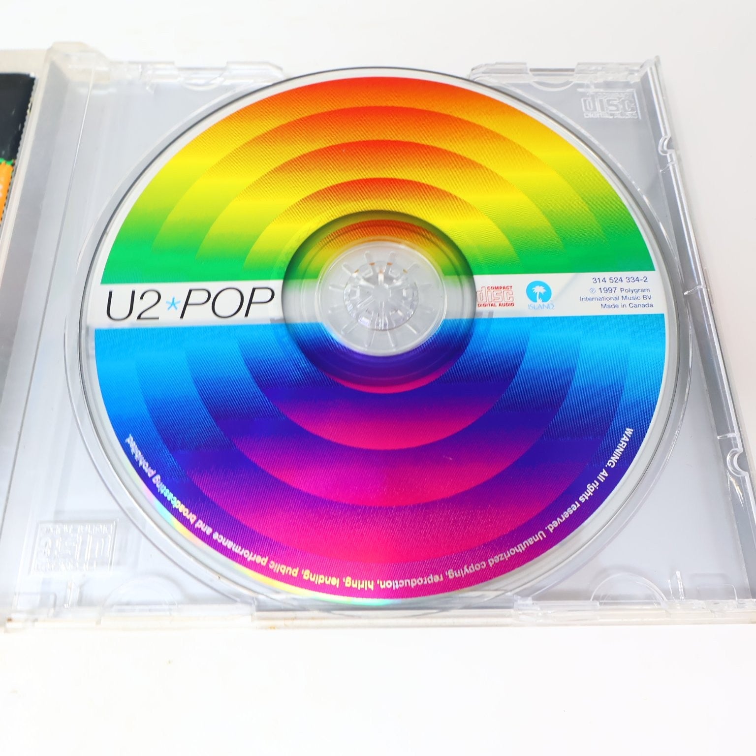 U2 Pop & The Unforgettable Fire 2 CD Lot 1984/1997 Albums Rock Island Pride
