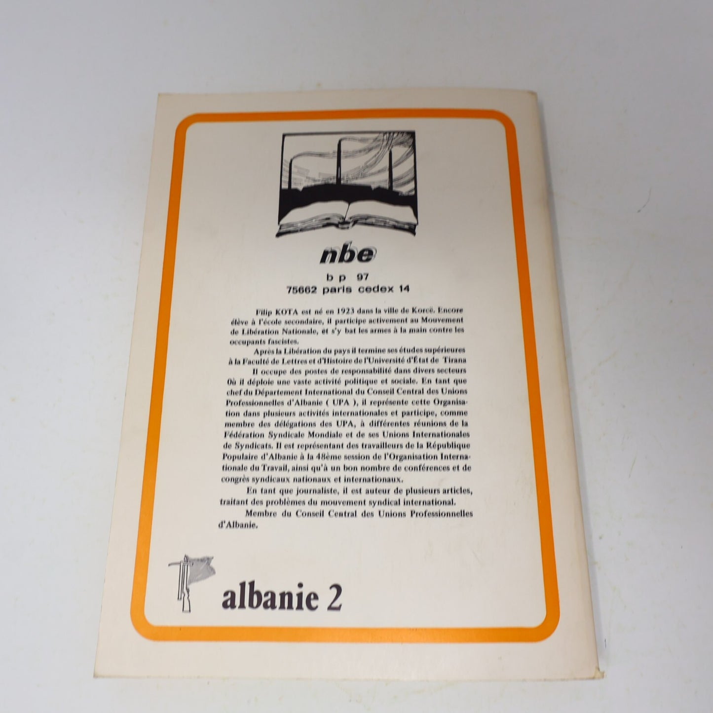 1974 Deux Lignes Opposées dans le Mouvement Syndical Mondial Filip Kota Nbe 70s