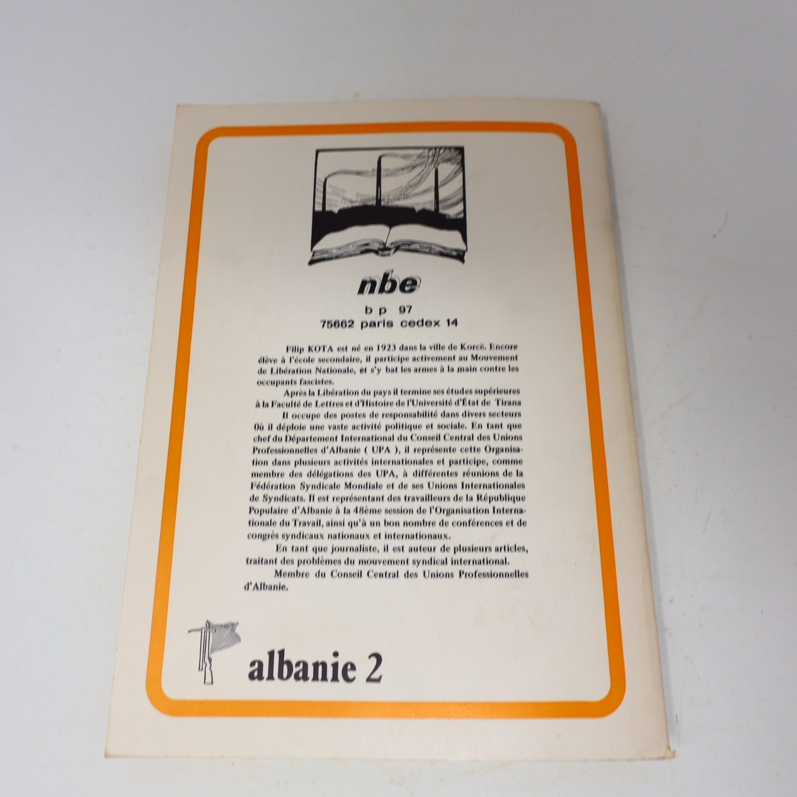 1974 Deux Lignes Opposées dans le Mouvement Syndical Mondial Filip Kota Nbe 70s