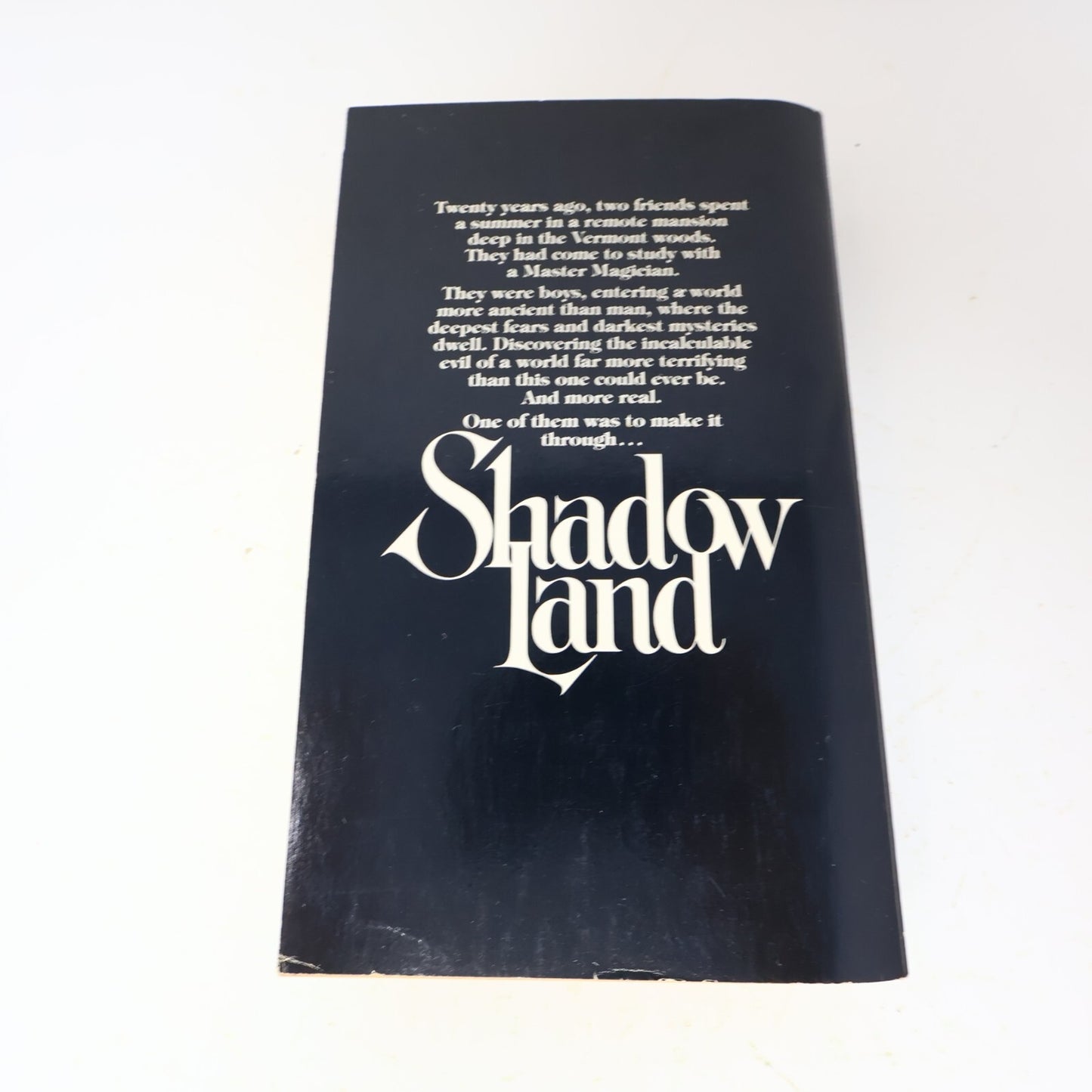 1981 Shadowland Peter Straub Berkley Horror Paperback Book 80s PB
