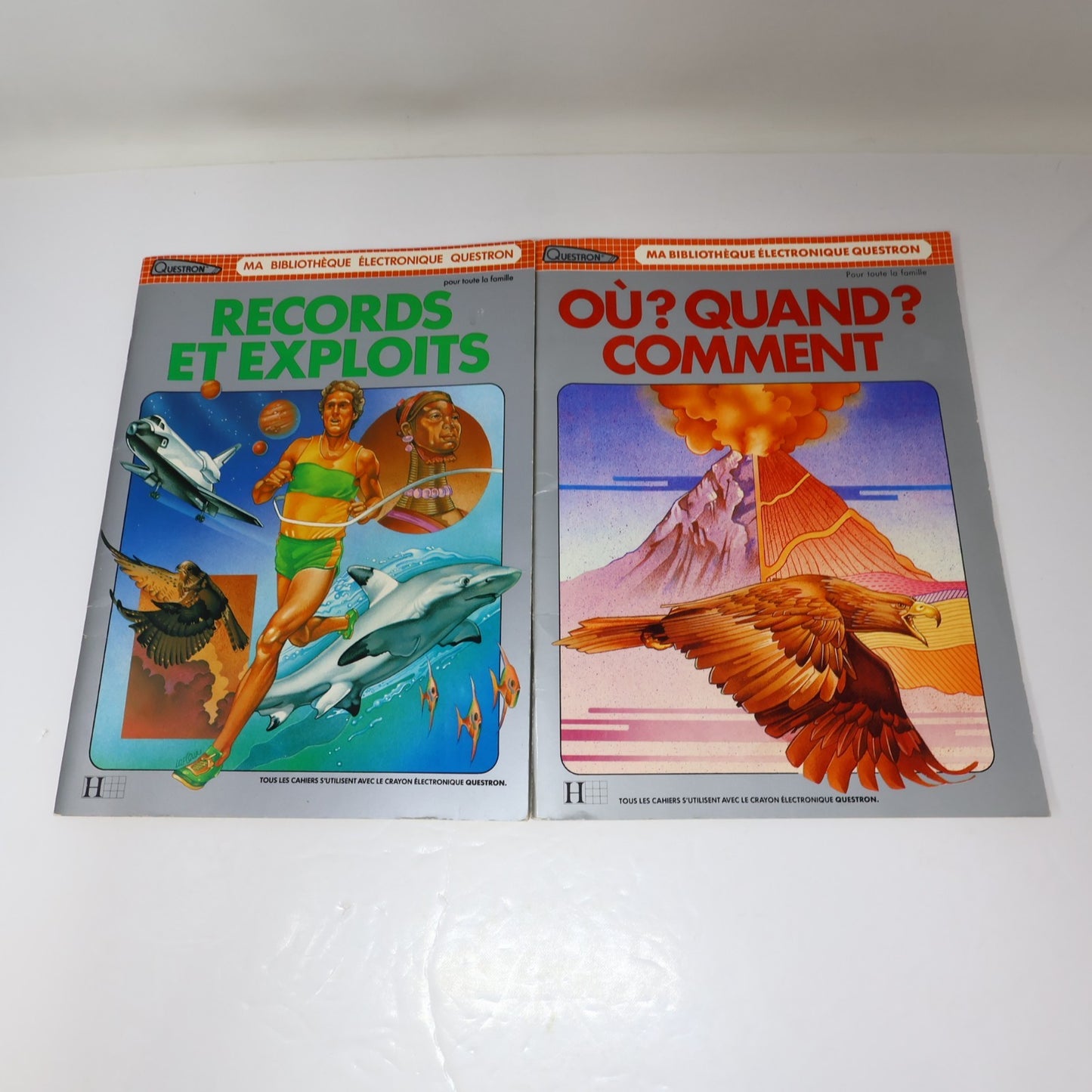 Encyclopédie Électronique Questron Hachette 6-9 ans 1986 Français/French Testé