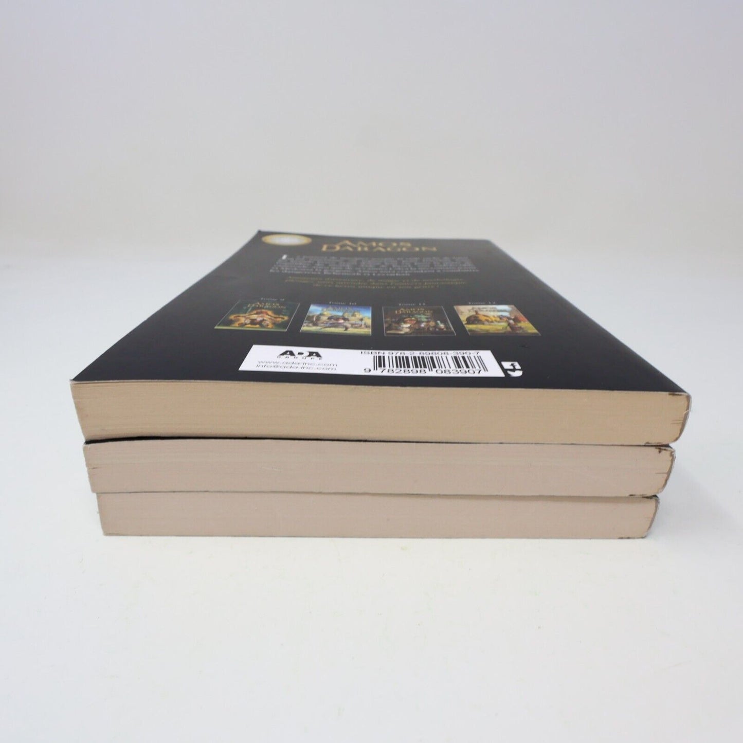 Lot 3 Livres Le Sanctuaire des Braves #1-3 Amos Daragon Bryan Perro Ada French