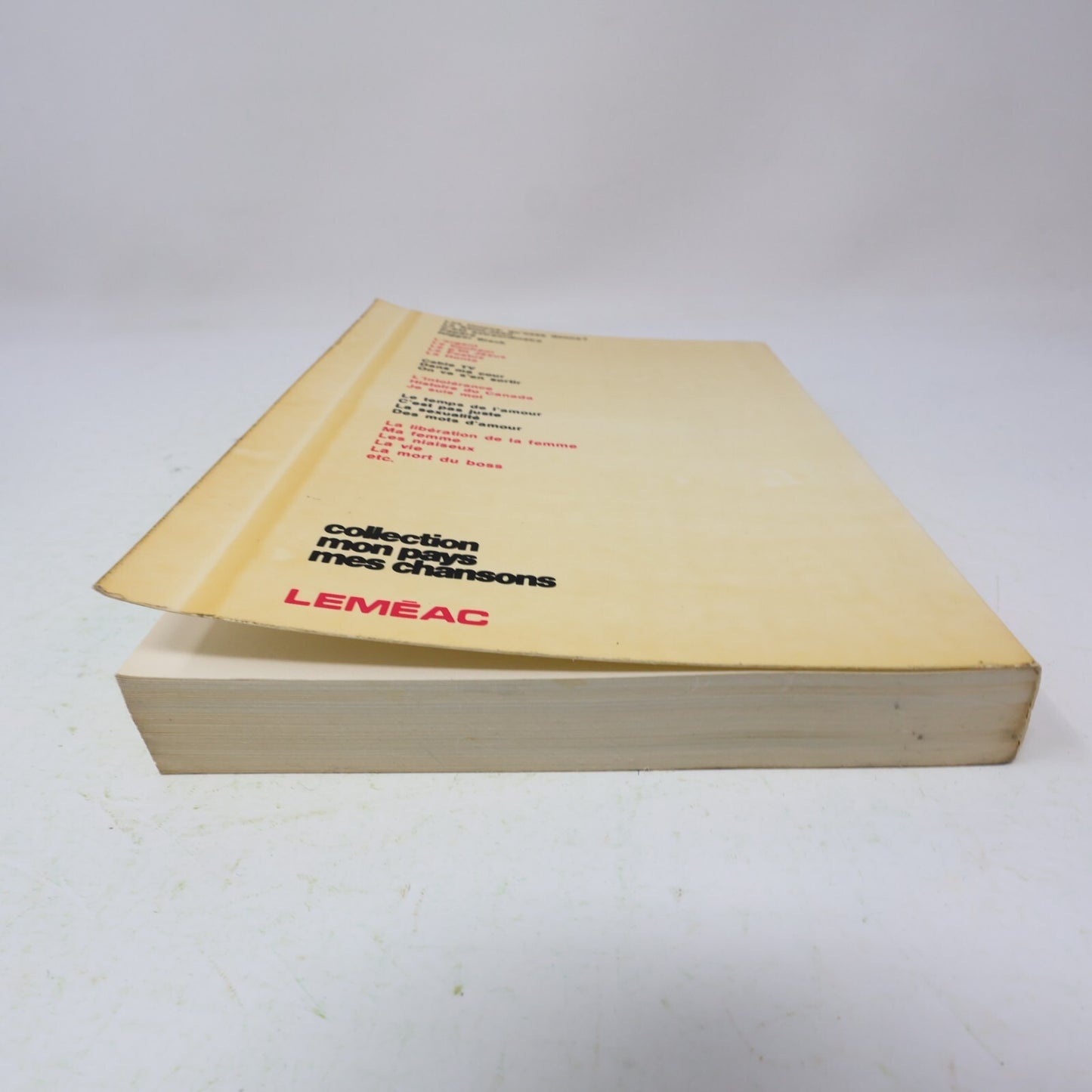 1973 Monologues Yvon Deschamps Leméac Humour Québec Français Paperback Livre 70s