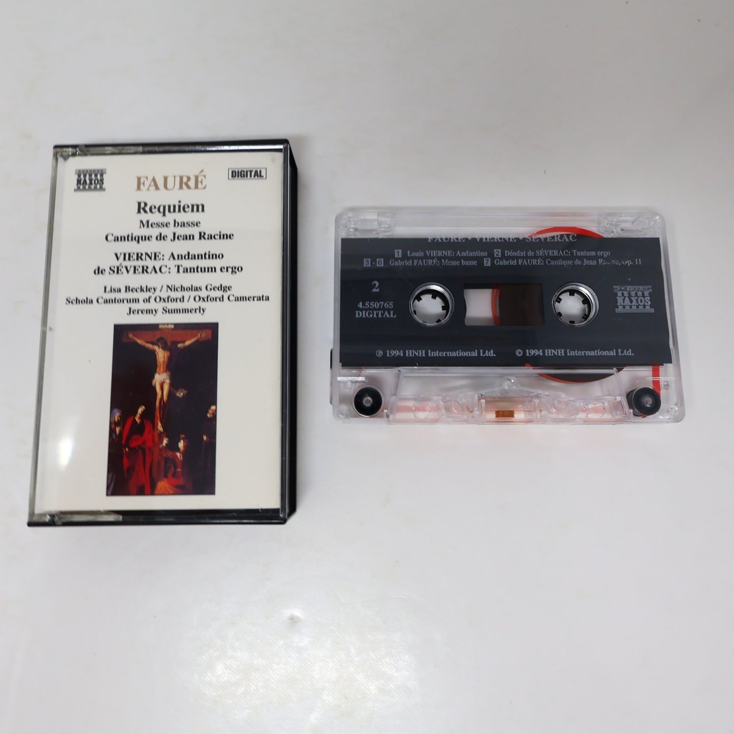 Fauré Requiem/Messe Basse/Cantique De Jean Racine Cassette Vierne/de Séverac