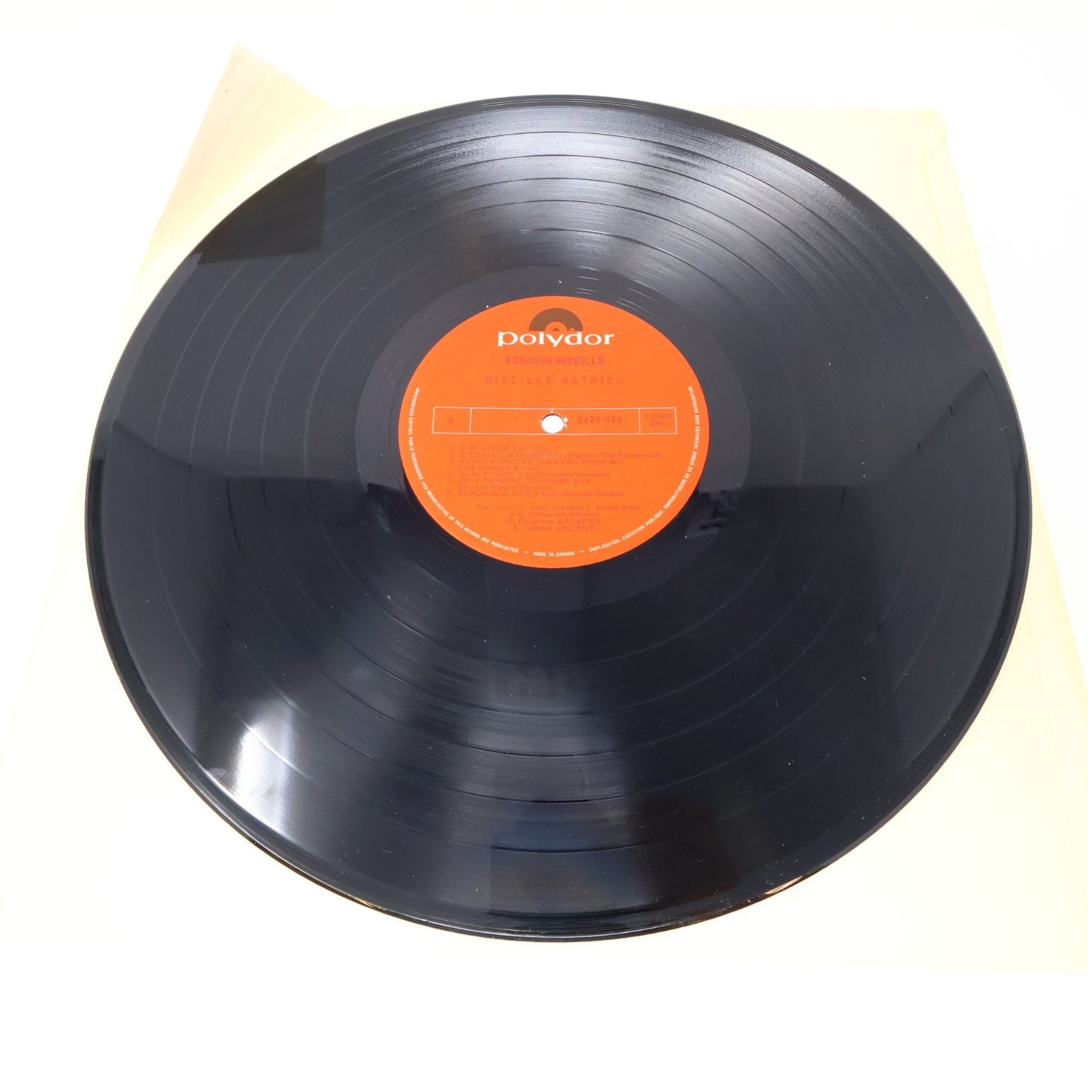 Mireille Mathieu Lot 4 Disques Bonjour Mireille/Première Étoile/Olympia/Chanson