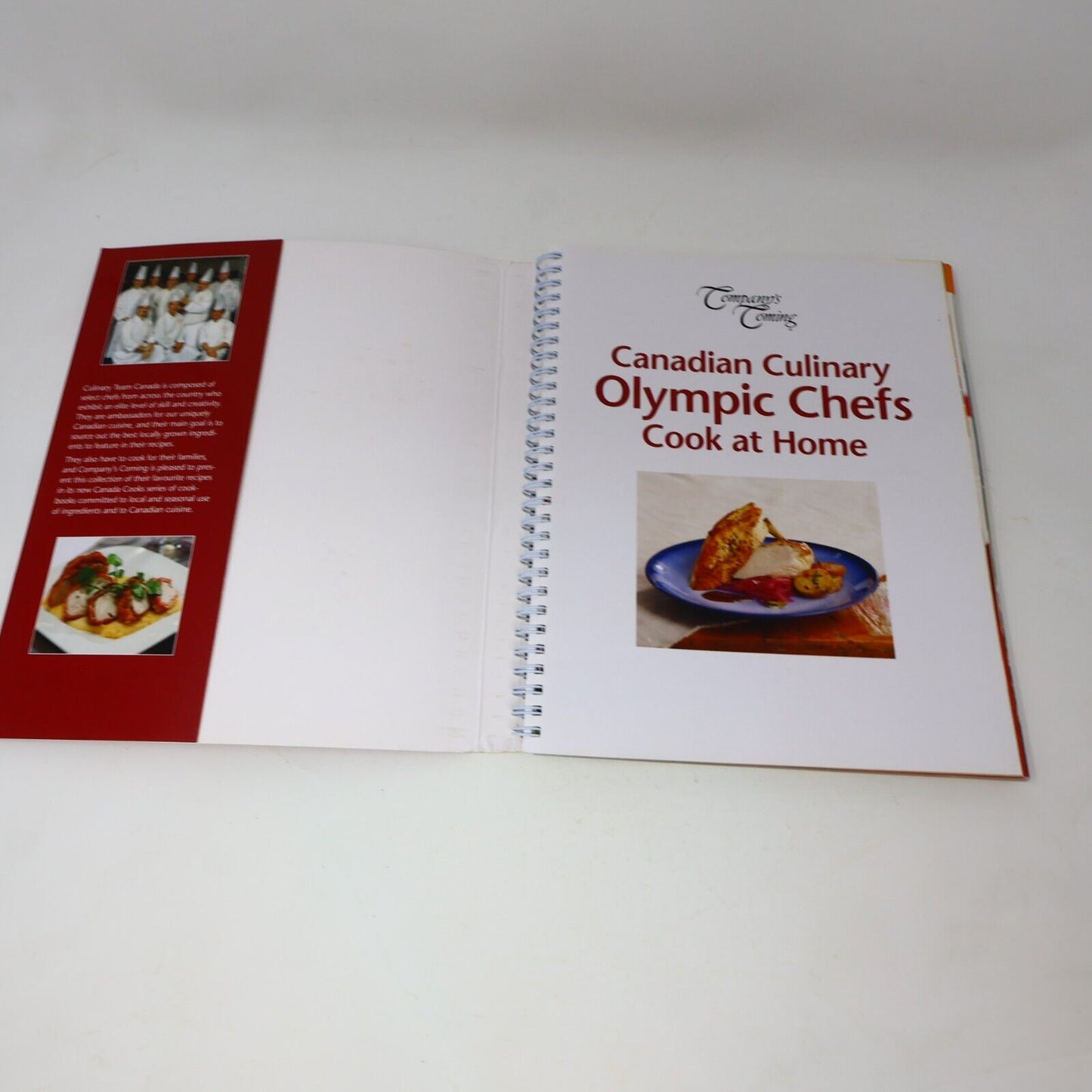 2012 Canadian Culinary Olympic Chefs Cook At Home Cookbook Company's Coming PB
