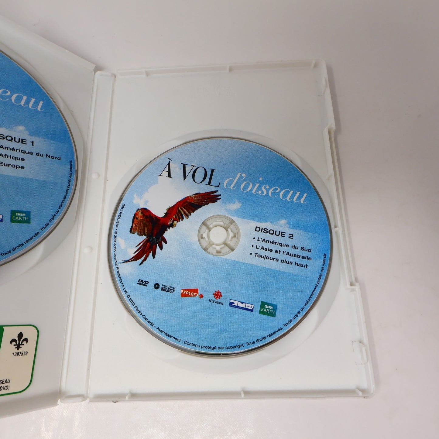 À Vol d'Oiseau Intégrale DVD BBC Earth Français/French Documentaire NTSC 16:9