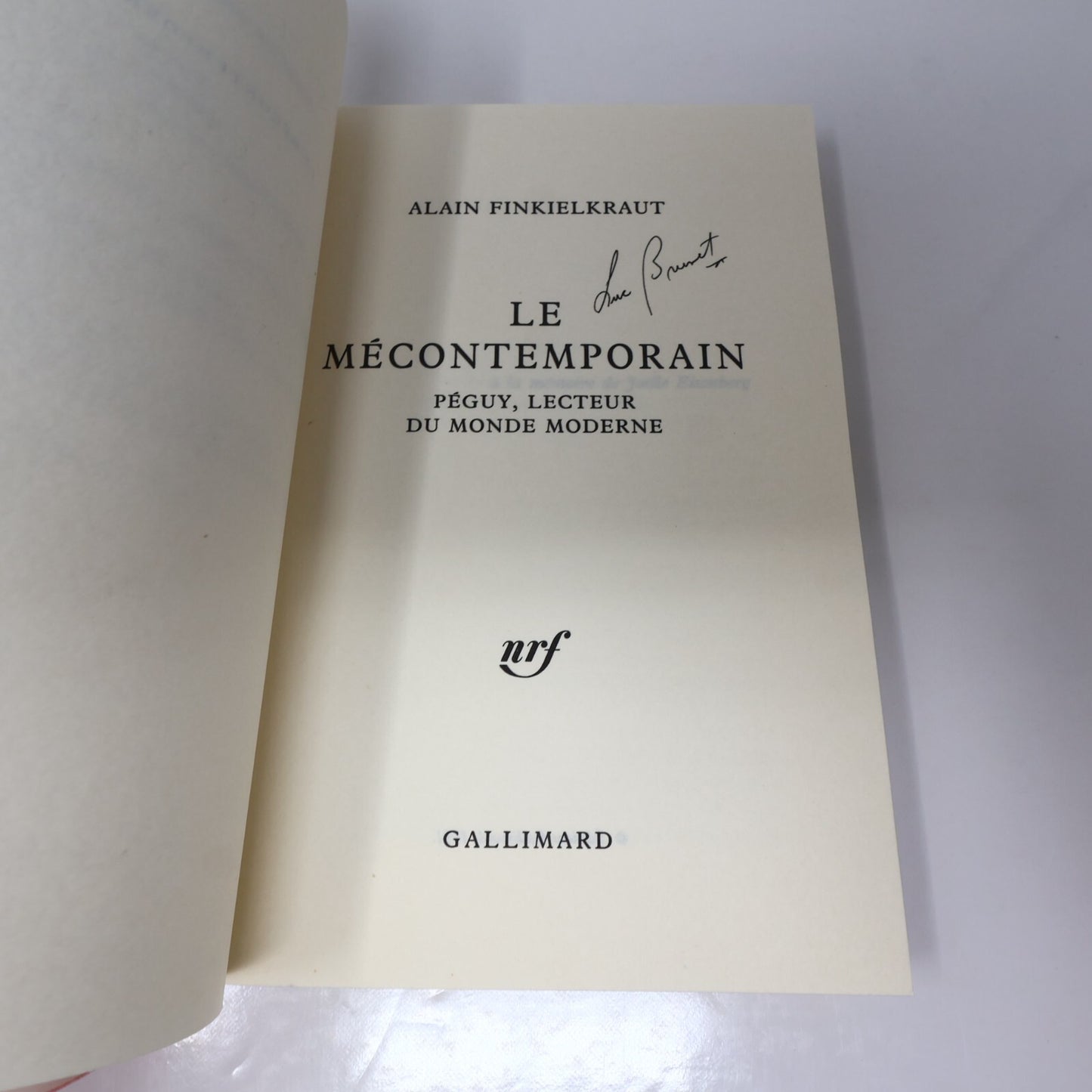 Littérature Lot 23 Livres Gallimard/Nrf Betancourt/Finkielkraut/Queffélec French